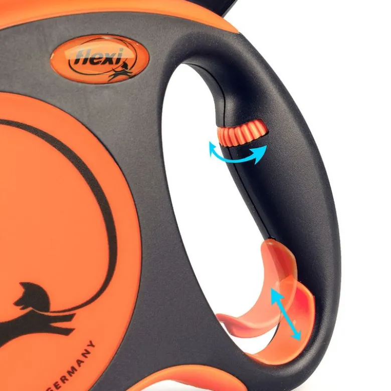 flexi Xtreme -nauhatalutin oranssi, 5 m