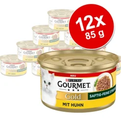 Gourmet Gold meheviä ja hienoja suikaleita 12 x 85 g