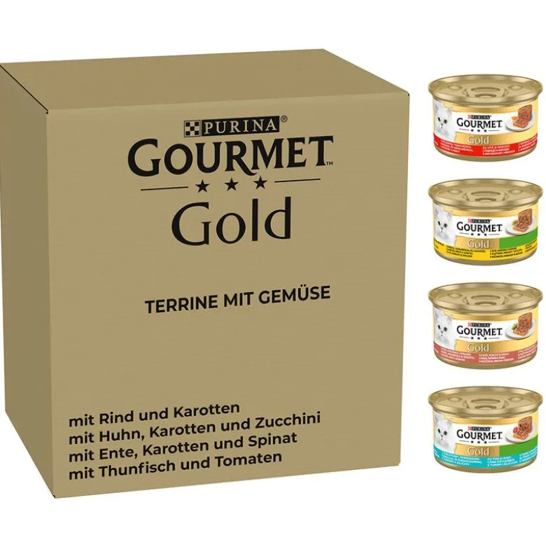 Gourmet Gold Terrine -jumbopakkaus 96 x 85 g