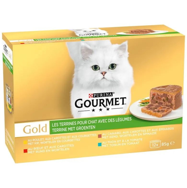 Gourmet Gold Terrine -jumbopakkaus 96 x 85 g