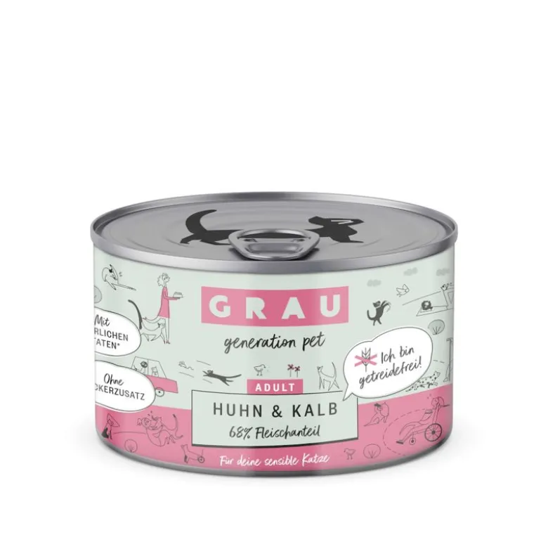 Grau Adult, viljaton 6 x 200 g