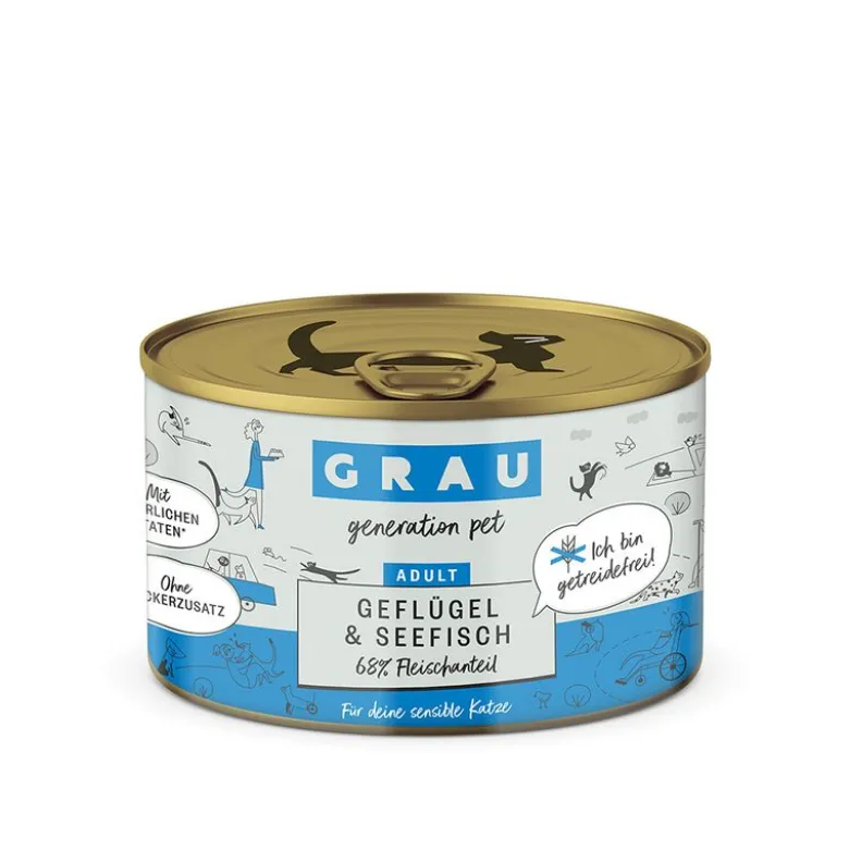 Grau Adult, viljaton 6 x 200 g