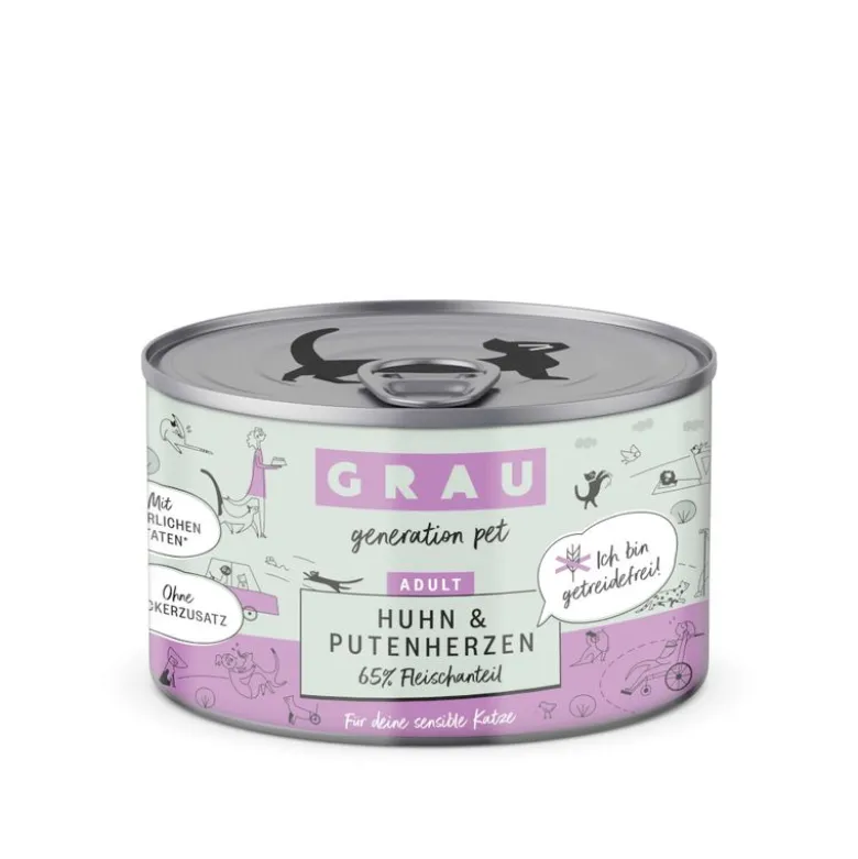 Grau Adult, viljaton 6 x 200 g