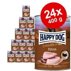 Happy Dog Sensible Pure -säästöpakkaus 24 x 400 g