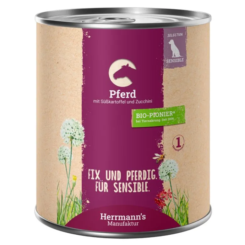 Herrmann’s Luomu / Sensitive -säästöpakkaus 12 x 800 g