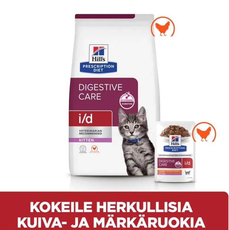Hill's Prescription Diet i/d Digestive Care Kitten kana