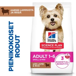 Hill's Science Plan Adult 1-6 Small & Mini lammas & riisi