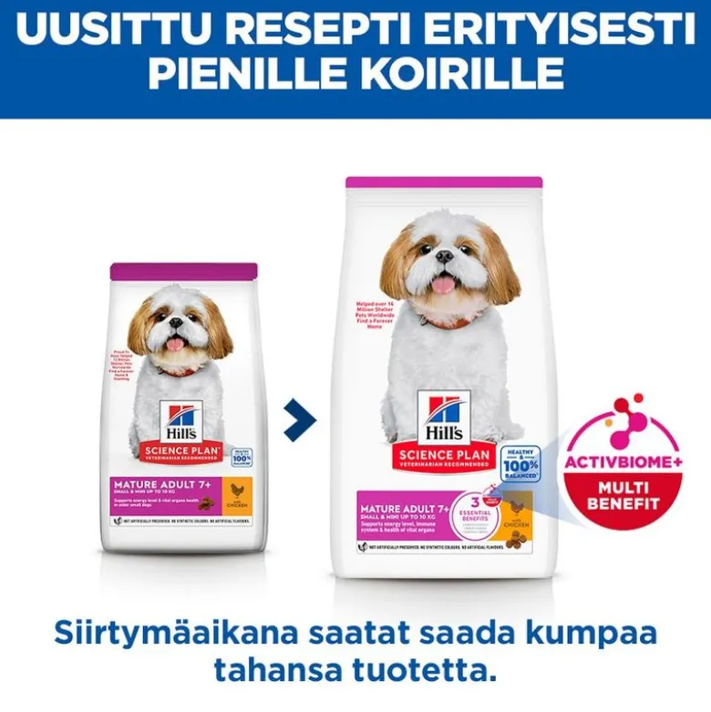 Hill's Science Plan Mature Adult 7+ Small & Mini kana