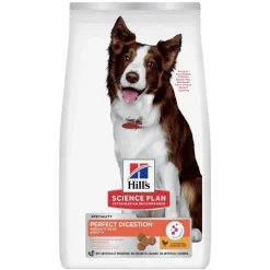 Hill's Science Plan Perfect Digestion Adult 1+ Medium kana ja ruskea riisi