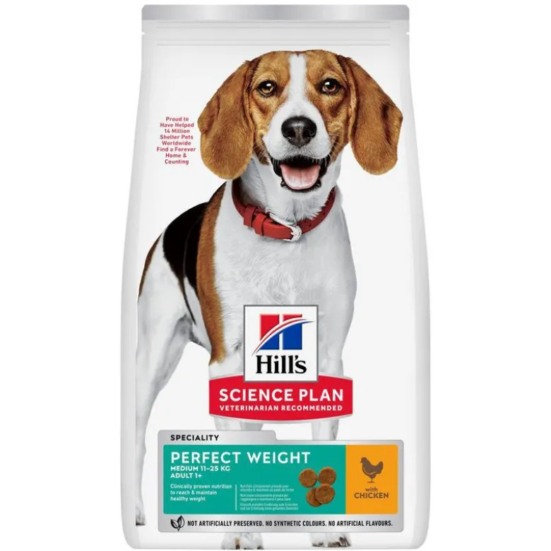 Hill's Science Plan Perfect Weight Adult 1+ Medium kana