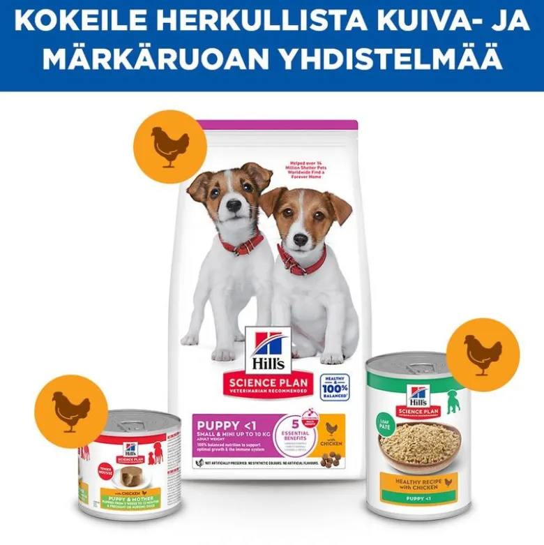Hill's Science Plan Puppy <1 Small & Mini kana