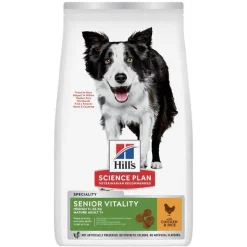 Hill's Science Plan Senior Vitality Mature Adult 7+ Medium kana ja riisi