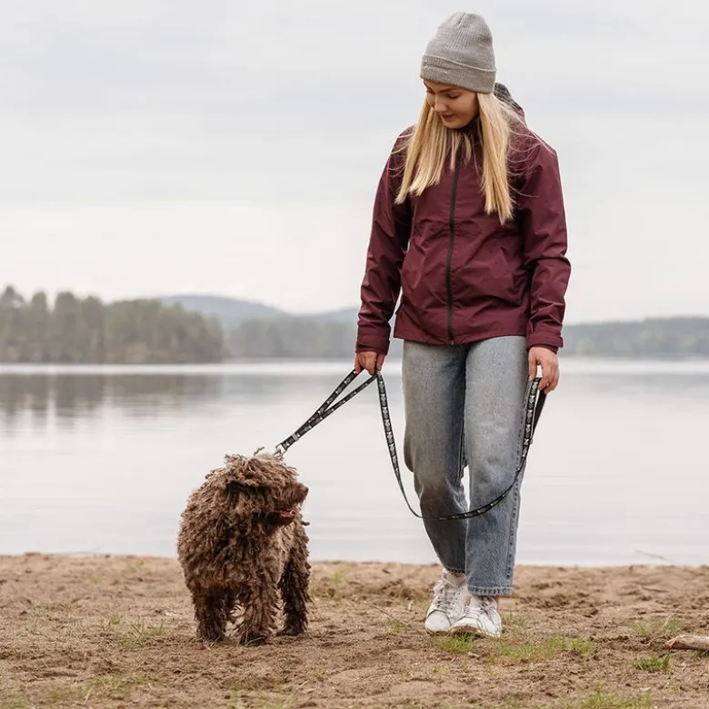 Hurtta Bare säädettävä talutushihna, coal