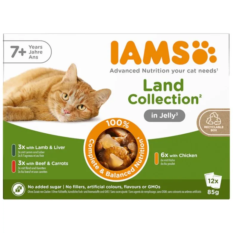IAMS Advanced Nutrition Senior 7+ Land collection hyytelö