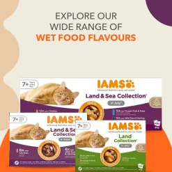 IAMS Advanced Nutrition Senior 7+ Land & Sea Collection hyytelössä