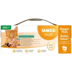 IAMS Delights Adult Land & Sea 48 x 85 g