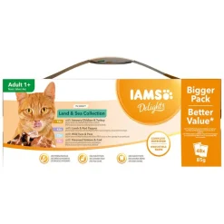 IAMS Delights Adult Land & Sea 48 x 85 g