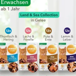 IAMS Delights Adult Land & Sea 48 x 85 g
