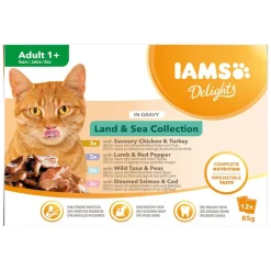 IAMS Delights Adult Land & Sea 48 x 85 g