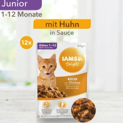 IAMS Delights Kitten in Sauce, kana