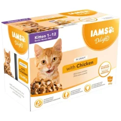 IAMS Delights Kitten in Sauce, kana