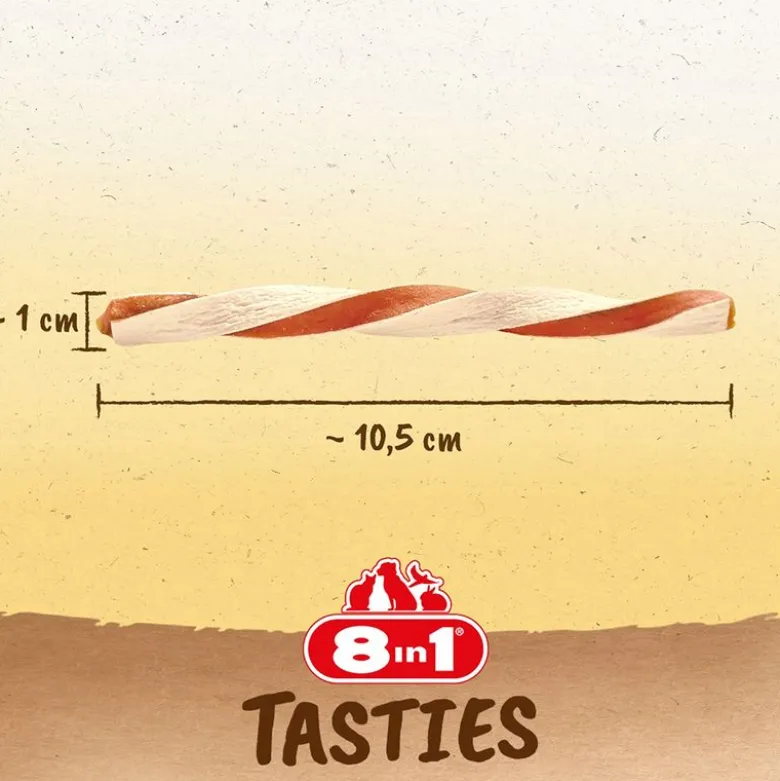8in1 Tasties Twisters -kanakierteet