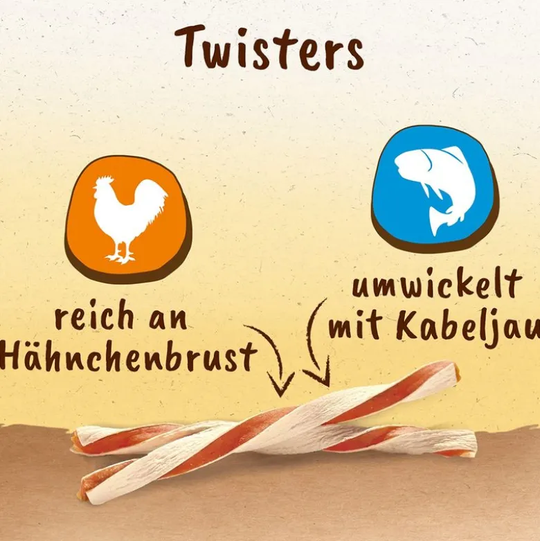 8in1 Tasties Twisters -kanakierteet