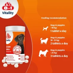 8in1 Vitality -kalsiumtabletit