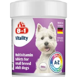 8in1 Vitality -monivitamiinitabletit pienille roduille
