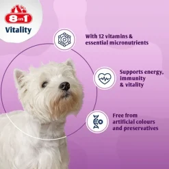 8in1 Vitality -monivitamiinitabletit pienille roduille