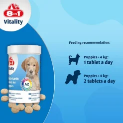 8in1 Vitality Puppy -monivitamiinitabletit