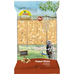 JR Farm 4x maapähkinätikut, kuoreton 640 g