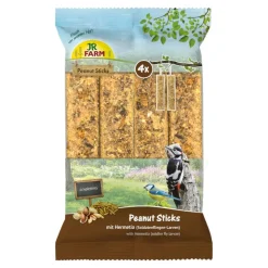 JR Farm 4x maapähkinätikut, kuoreton 640 g