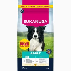 15 + 3 kg kaupan päälle! 18 kg Eukanuba Premium Nutrition