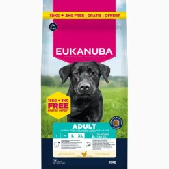 15 + 3 kg kaupan päälle! 18 kg Eukanuba Premium Nutrition