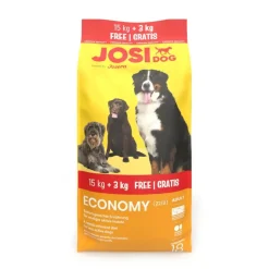 15 + 3 kg kaupan päälle! 18 kg JosiDog Economy -bonuspakkaus