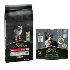 12 kg / 14 kg PURINA PRO PLAN + 345 g Dental Care Medium Dog kaupan päälle!