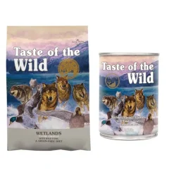 12,2 kg Taste of the Wild + 390 g yhteensopivaa märkäruokaa erikoishintaan!