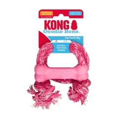 KONG Puppy Goodie Bone -purulelu köydellä