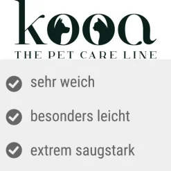 kooa Deluxe koiran mikrokuitupyyhe