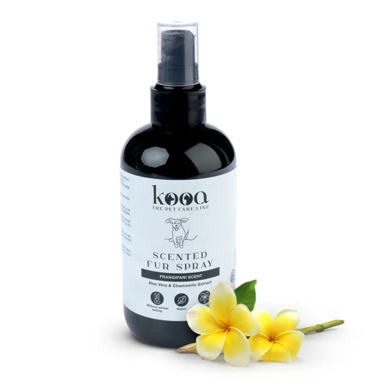 kooa frangipanilta tuoksuva turkkisuihke