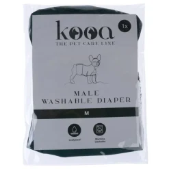 kooa pestävä vaippa uroskoirille