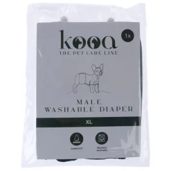 kooa pestävä vaippa uroskoirille