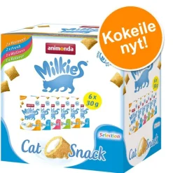 Lajitelma: Animonda Milkies -maitoherkut, neljä makua