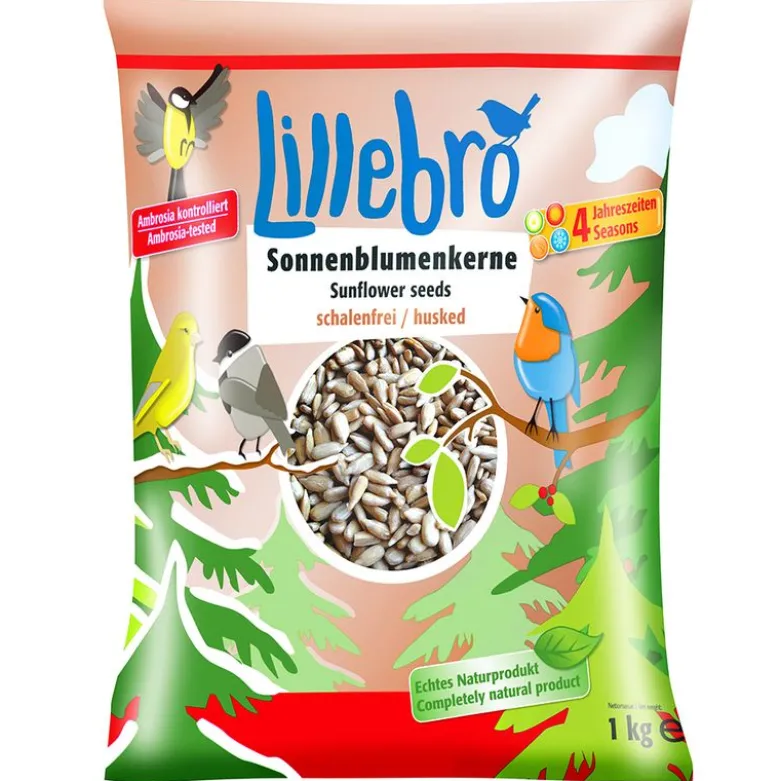 Lillebro-auringonkukansiemenet, kuorittu