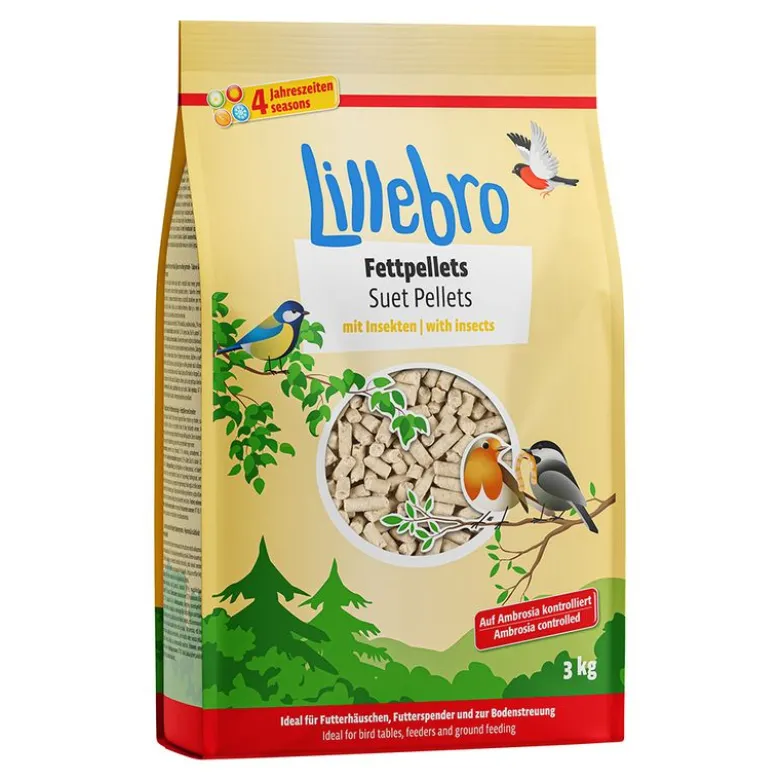 Lillebro Hyönteisiä sisältävät rasvapelletit