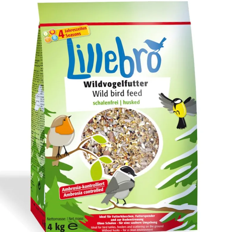 Lillebro-linnunruoka, kuorittu
