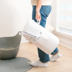 LitterLocker® by Litter Genie -kissanhiekkaroskis, valkoinen