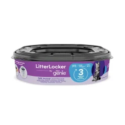 LitterLocker® by Litter Genie -kissanhiekkaroskis, valkoinen
