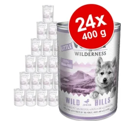 Little Wolf of Wilderness -megapakkaus 24 x 400 g